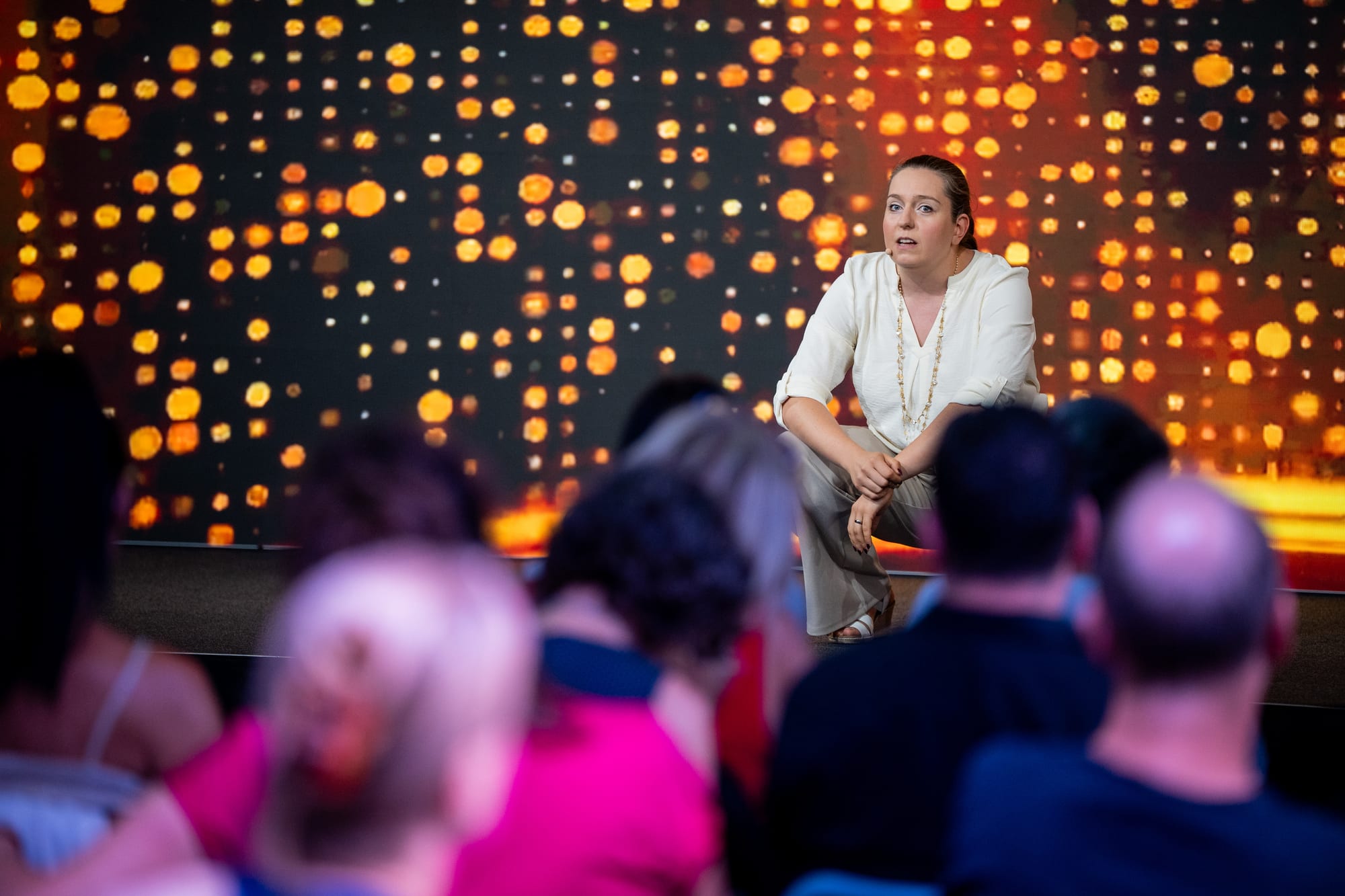 Jacqueline Matheis im Gespräch mit dem Publikum