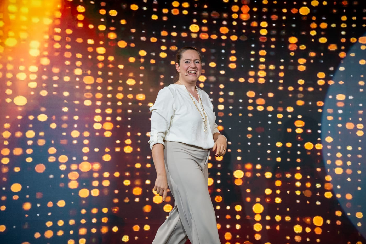 Jacqueline Matheis auf der Bühne