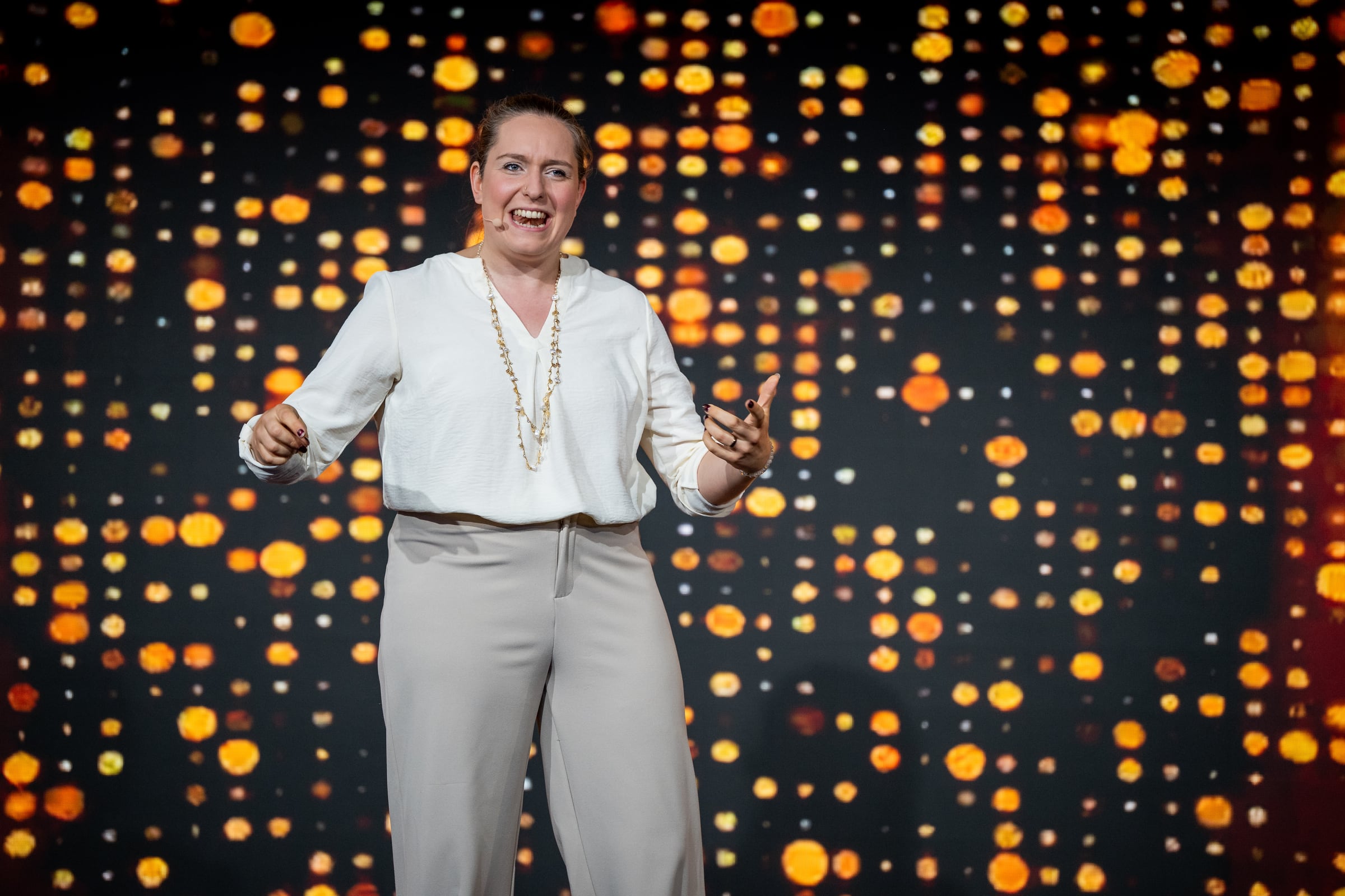Jacqueline Matheis auf der Bühne
